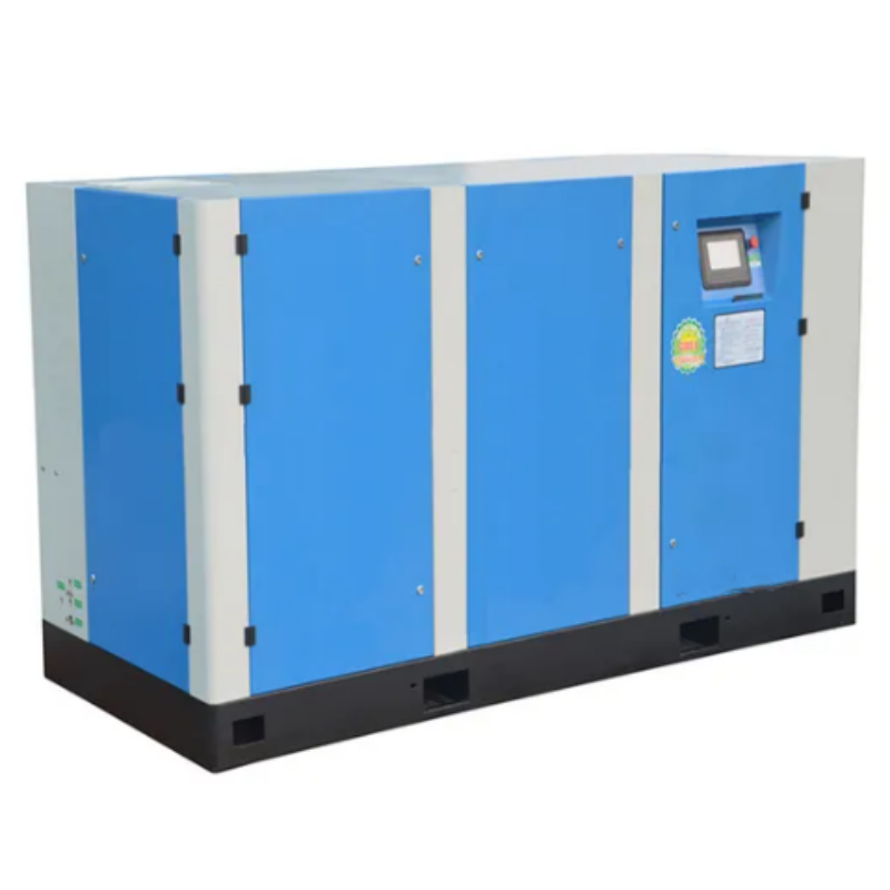 High Capacity Two-Stage Air Cooling Screw Air Compressor for Pet Blowing Industrial Use, Gas Filling Station, Oil Field Gas Injection