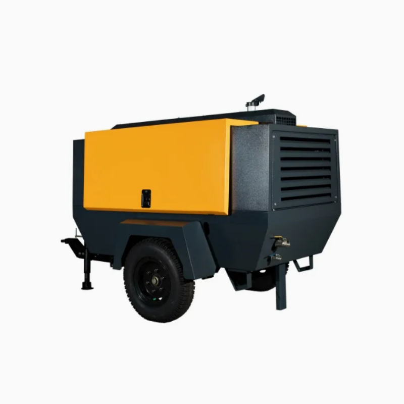 Mobile Screw Compressor Piston Wheel Diesel Screw Air Compressor